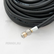 Шланг прочистки для Керхер 25 м. с форсункой и переходником