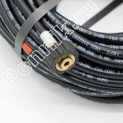 Шланг прочистки для Керхер 40 м. с форсункой и переходником