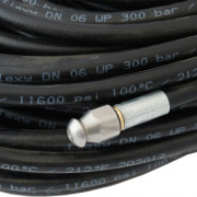 Шланг прочистки труб и канализации 20 метров Flexy, износостойкий.